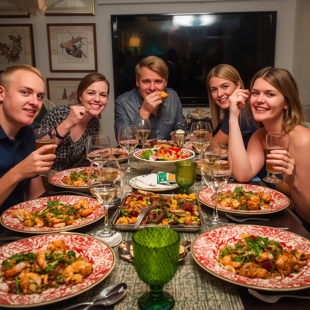 Пришла на семейный праздник к родне мужа. Весь вечер они пытались меня подколоть. Я не выдержала и выдала им все что думаю