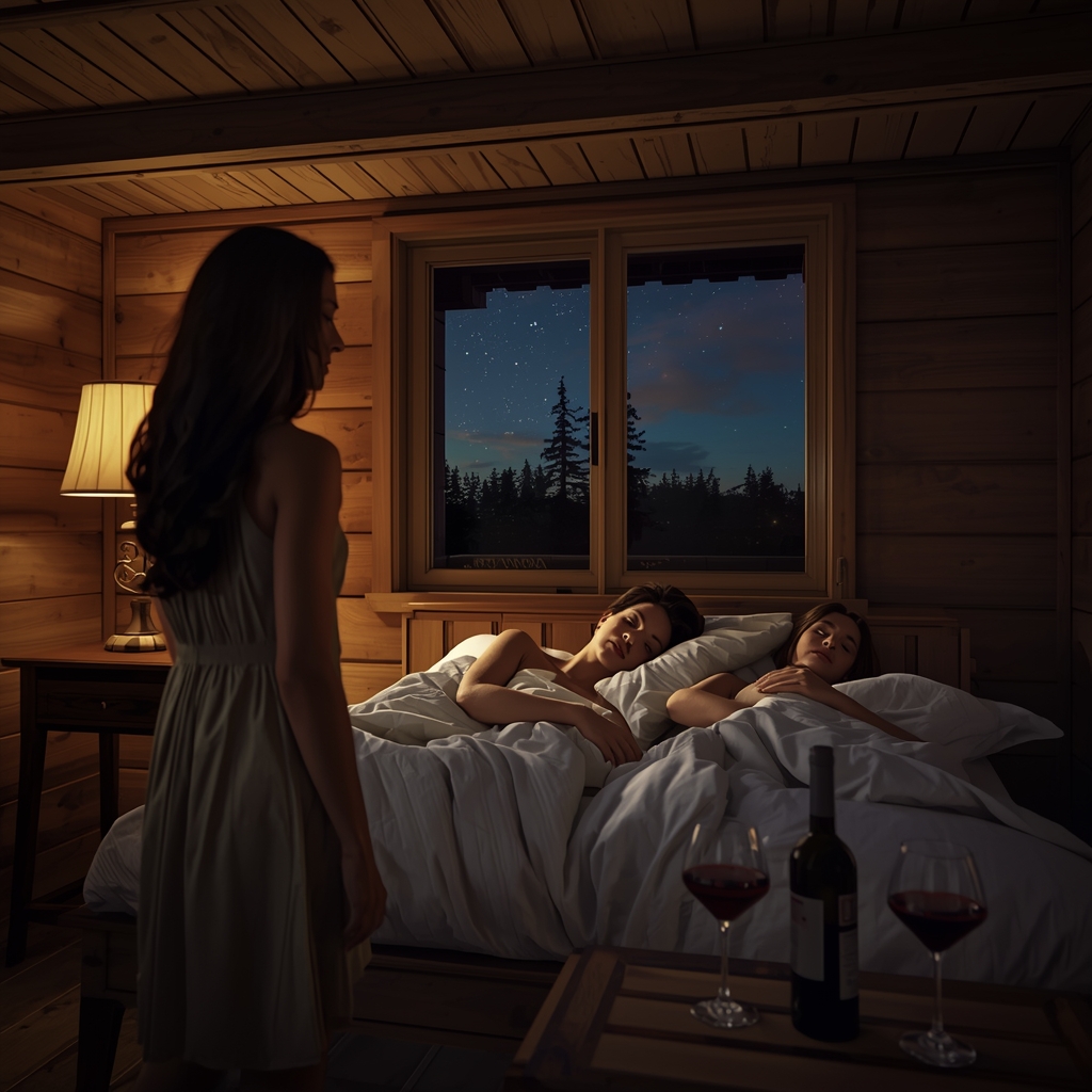 Таня решила съездить на дачу прибраться пока муж был в командировке. Но там ждал ее сюрприз